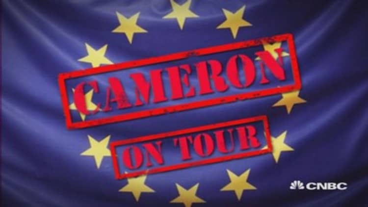 PM Cameron tours Europe to urge reform 