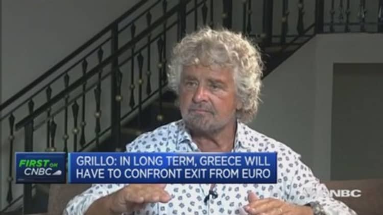 Debt in Europe must be shared: Grillo