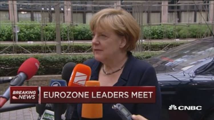 Euro zone leaders meet 