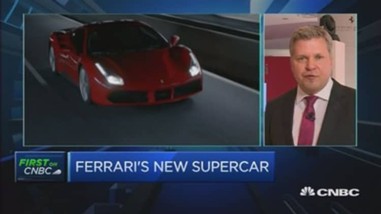 Ferrari's new supercar unveiled in Singapore