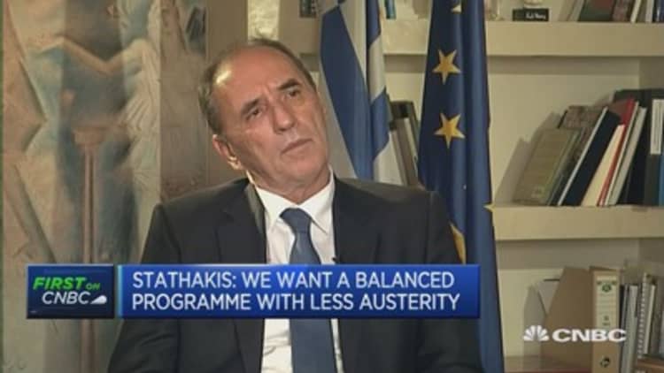 Will get solution in the euro zone: Greek minister