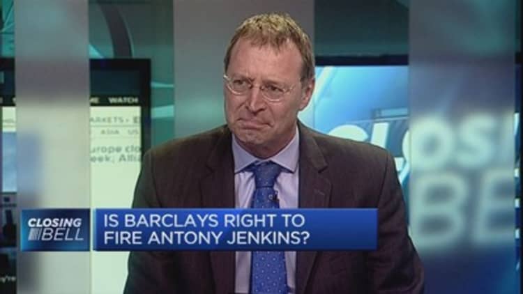 Barclays' ousts CEO Antony Jenkins