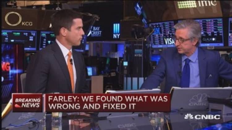 NYSE's Farley: Never an option to go with disaster recovery 