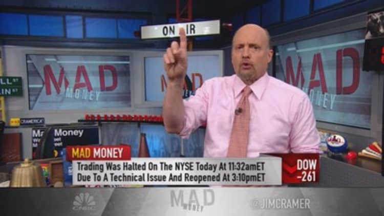 Cramer's advice after the NYSE trading debacle