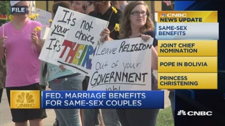 CNBC update: Same-sex benefits 