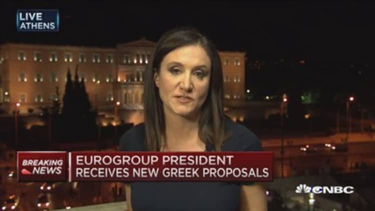 Eurogroup President receives new Greek proposal