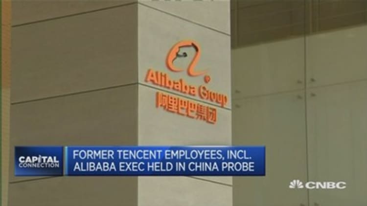 Former Tencent employees detained in graft probe