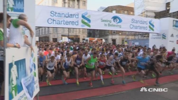 City runners race for charity