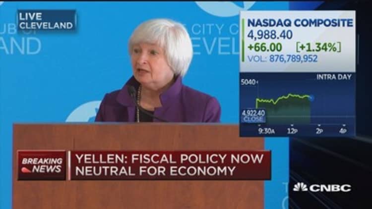 Yellen: 2 things needed before rate hike