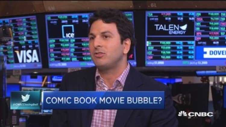 Comic book movie bubble?