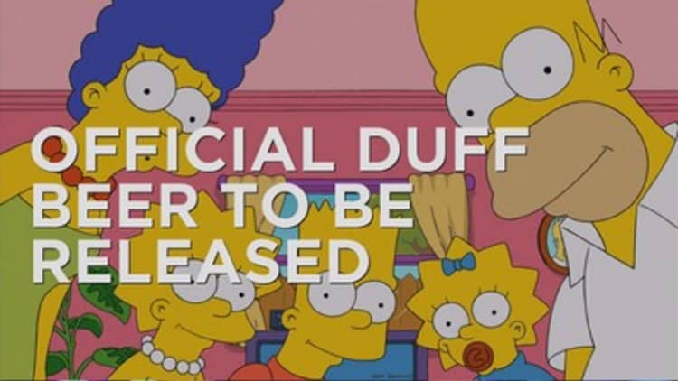 Simpsons' Duff beer to become a reality