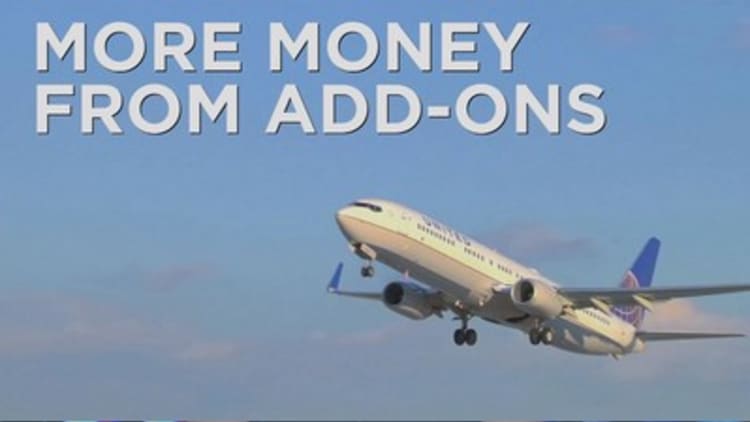 Airline add-on charges boost ancillary revenue