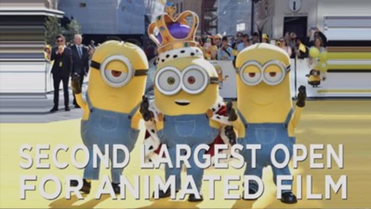 'Minions' tops the box office
