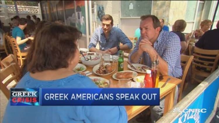 Greek Americans speak on Greek crisis 