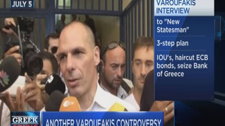 Varoufakis: IOUs, a haircut & seizing Bank of Greece