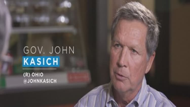 Gov. Kasich: 'Tough judgment' awaits Wall Street bankers