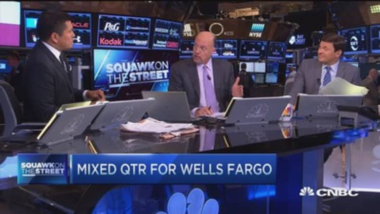 Cramer: Keep Wells Fargo, don't sell it