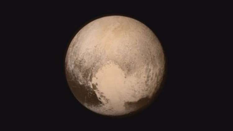 Seeing Pluto for the first time