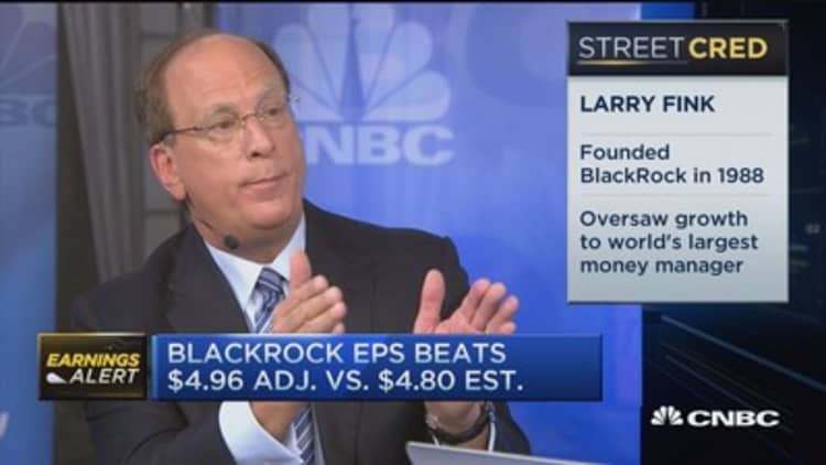 BlackRock beats on top and bottom line: CEO