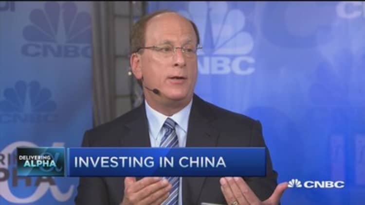 China needs to open up its markets: Larry Fink