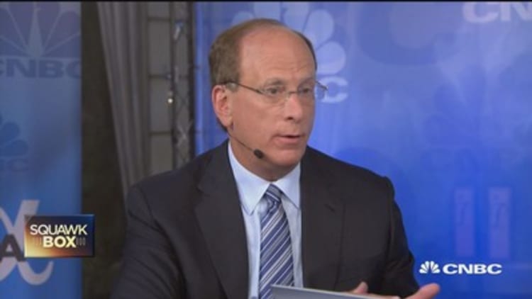 Surprised if rates aren't raised in September: Larry Fink