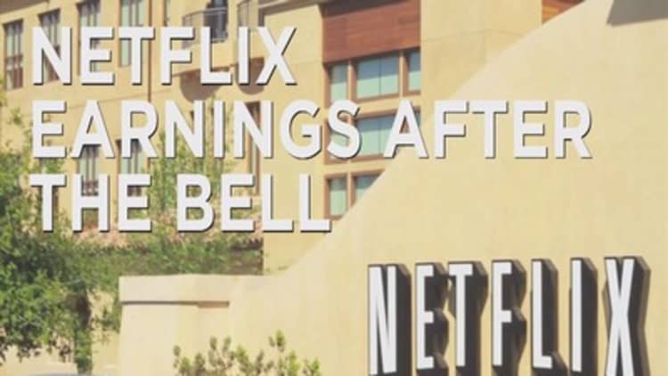 Netflix reports quarterly earnings