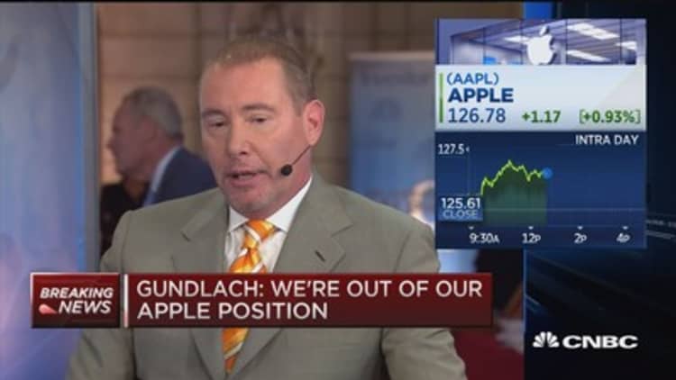 Gundlach: Apple's cheap but we're out of it