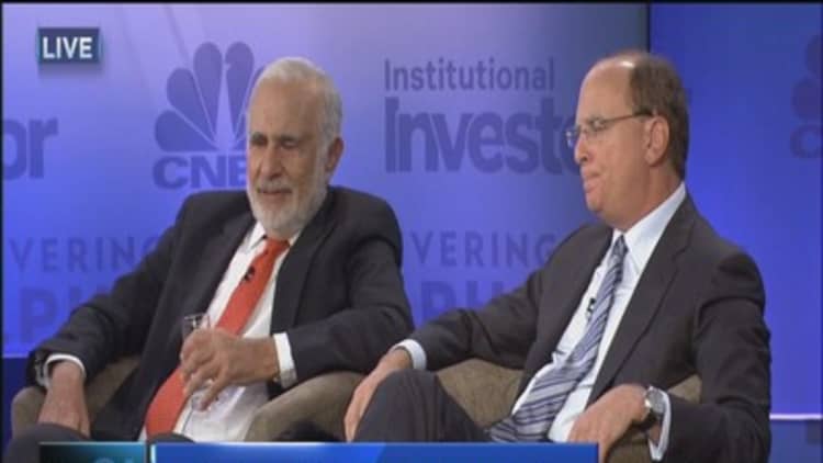 Carl Icahn: Fink & Yellen pushing us over a cliff