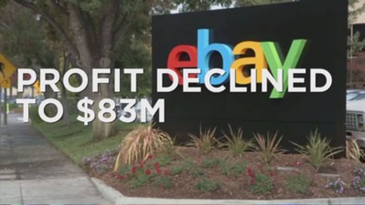 Ebay reports mixed Q2 results