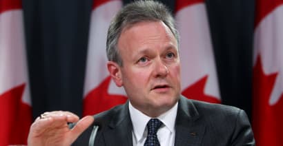 Bank of Canada Governor Stephen Poloz speaks with CNBC