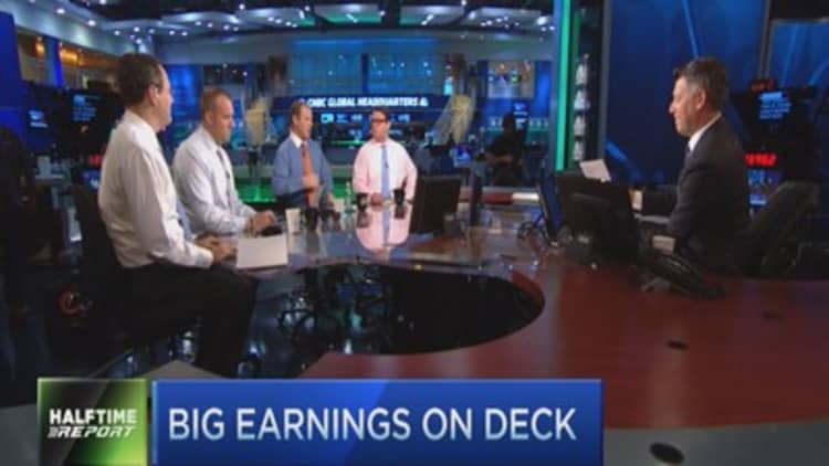 Top trades for the 2nd half: Earnings preview