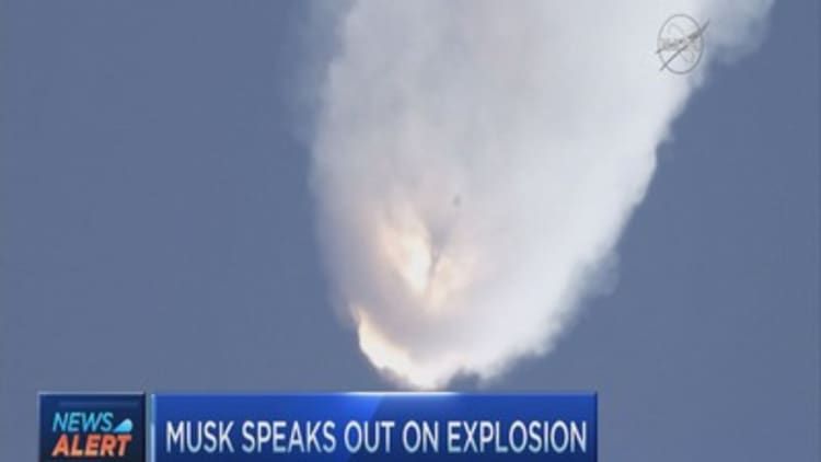 Musk: SpaceX crash an important lesson