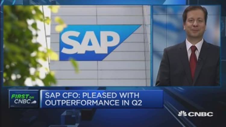 Cloud has dampened margins: SAP CFO 