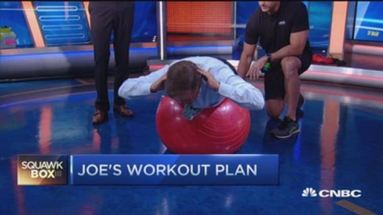The 'Squawk Box' fitness plan: How to 'deskercise'
