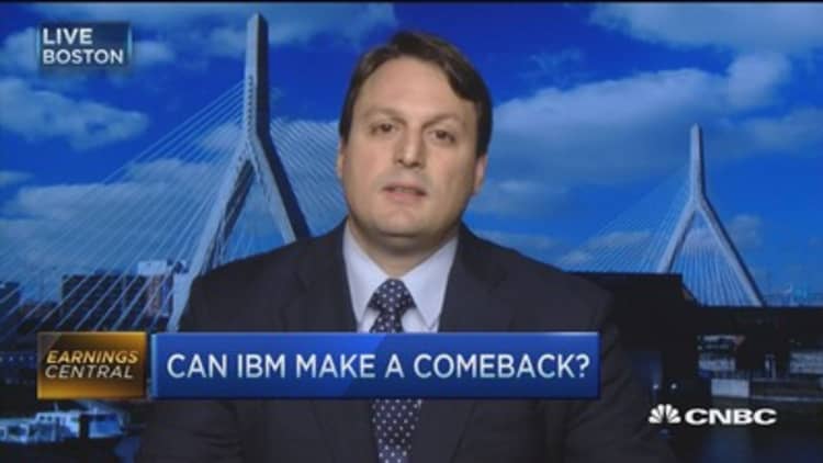 IBM earnings mixed... revenue a worry: Pro