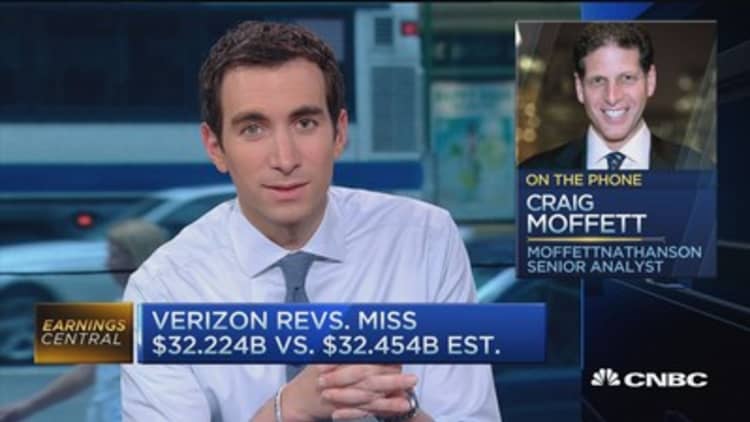 Verizon Q2 results mixed, posts revenue miss