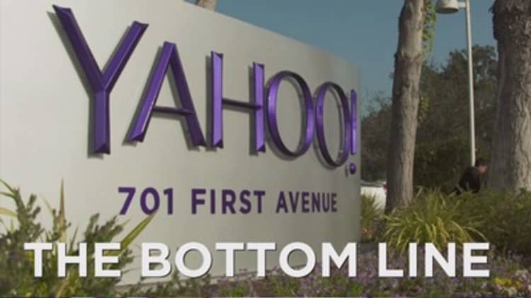 Yahoo misses on earnings