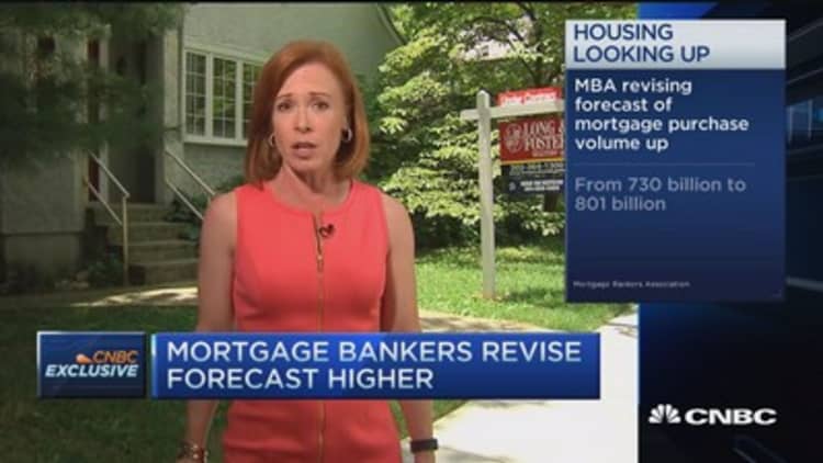 Mortgage bankers revise forecast higher