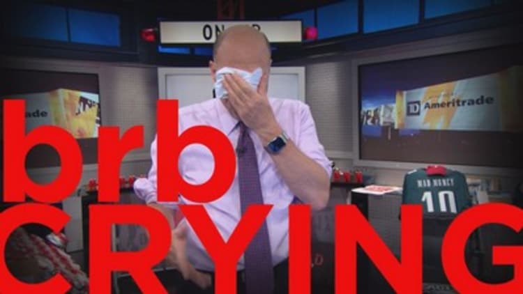 Can you guess why Cramer's crying?