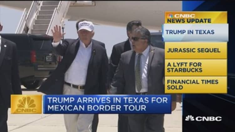CNBC update: Trump's Mexican border tour