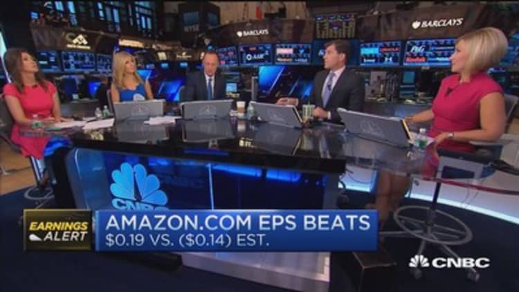Amazon shows profit growth!