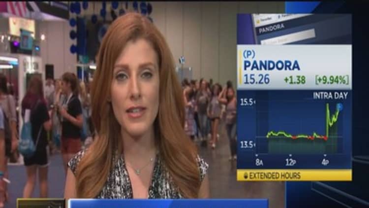 #2 mobile service in the US: Pandora CEO