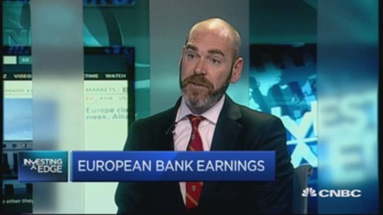Greece looms over European banks earnings