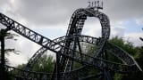 "The Smiler" rollercoaster, at Alton Towers Resort, U.K.