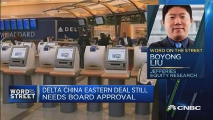 Delta to buy stake in China Eastern for $450M