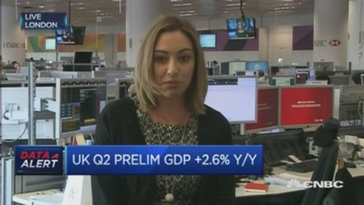 GDP shows UK is back on track: Pro