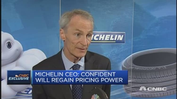 China slowdown is no surprise: Michelin CEO