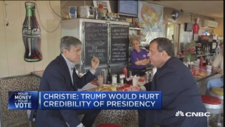 Christie: Trump would hurt credibility of presidency 