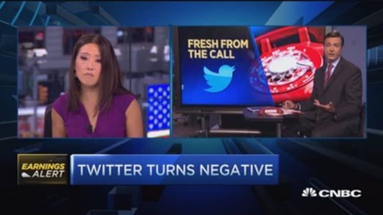 Twitter turns negative