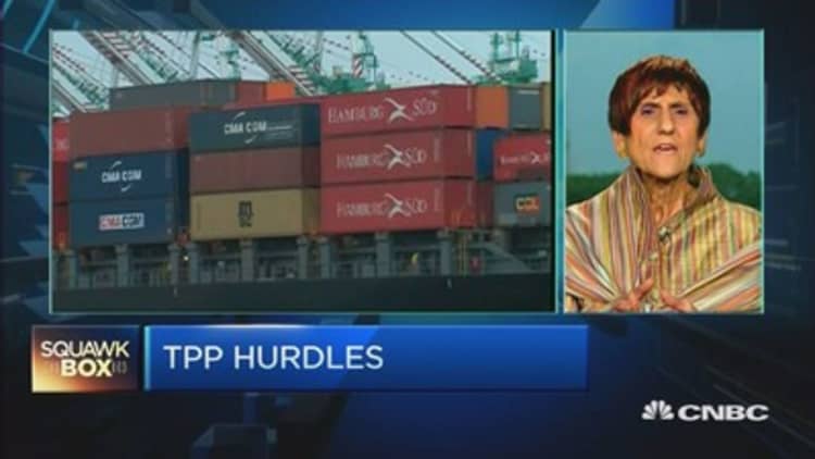 US Congresswoman: TPP is riddled with problems